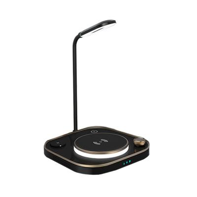 China Modern High Speed ​​Table Lamp Wireless Charger TX3 Mobile Phone Foldable USB Charging Qi Wireless Charger for sale