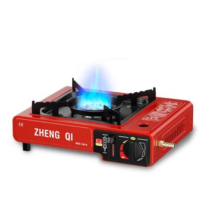 China Cooker ZHENGQI Gas Stove Easy-Use Gas Cooker Safe Camping Portable Gas Stove for sale