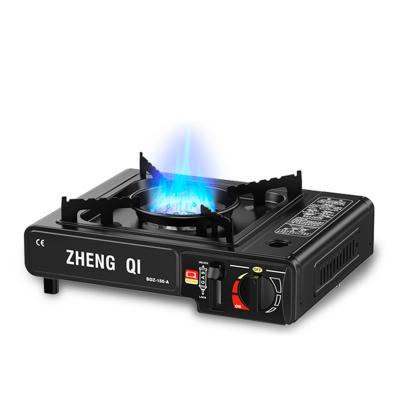 China Convenient Easy-use Gas Cassette Oven ZHENGQI Gas Cooker Safe Camping Portable Gas Stove for sale