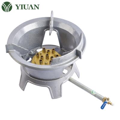 China Kitchen Appliances Gas Burner Natural Gas Cast Iron Outdoor YIUAN Outdoor Gas Stove for sale