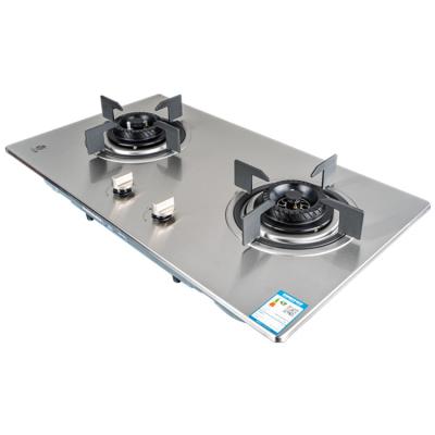 China Wholesale 2 burner stainless steel gas cooker stove porcelain hob hotel gas cooktops for sale