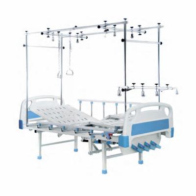 China Manual del hospital 4 Función Cama de hospital eléctrica Cama de tracción ortopedia médica en venta