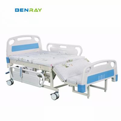 China White 5 Function Electric Medical Hospital Commode Bed for sale