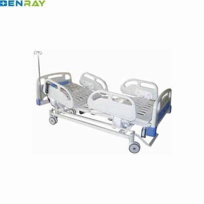 China Electric 5 Function Hospital Bed Steel Frame Automated Hospital Bed for sale