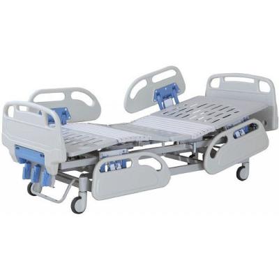 China Cama de hospital manual de tres funciones Cama de paciente manual en venta