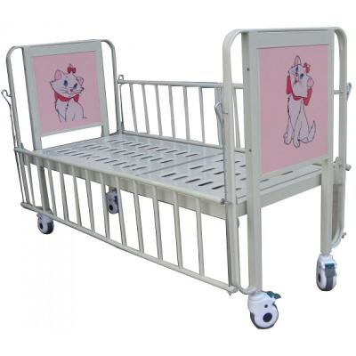 China Single Crank Manual Pediatric Medical Bed 1850 X 750 X 550mm Overall Size for sale