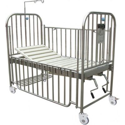 China 2 Crank Manual Children Hospital Bed 1600 X 800 X 700mm Size for sale