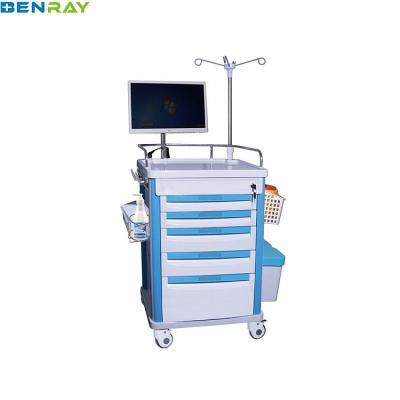 China Assembled Wireless Nursing Computer Trolley for sale