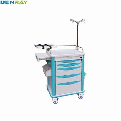 China 625 X 475 X 920mm Hospital Medical Emergency Cart Trolley for sale