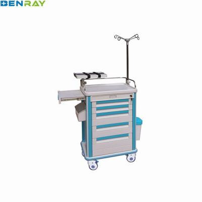 China 630 X 470 X 920mm ABS Emergency Medical Trolley Equipment for sale