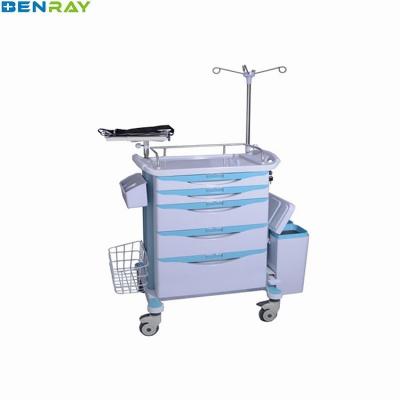 China Luxurious Hospital Crash Cart Emergency Medicine 780 X 475 X 920mm for sale