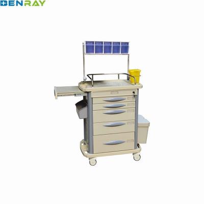 China 720 X 470 X 920mm ABS Anaesthesia Drug Trolley Anaesthesia Cart for sale