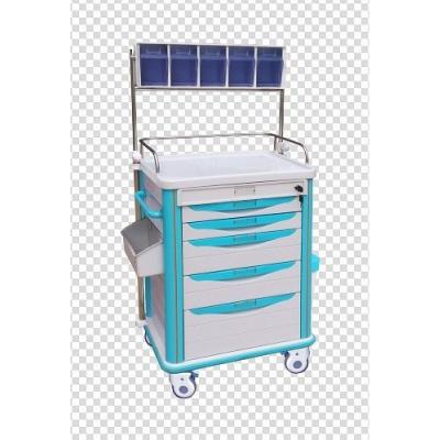 China 625 X 475 X 920mm ABS Anesthesia Trolley Instrument for sale