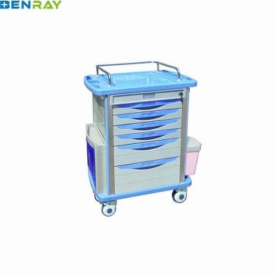 China ABS Crash Cart Emergency Medicine 850 X 520 X 950mm for sale