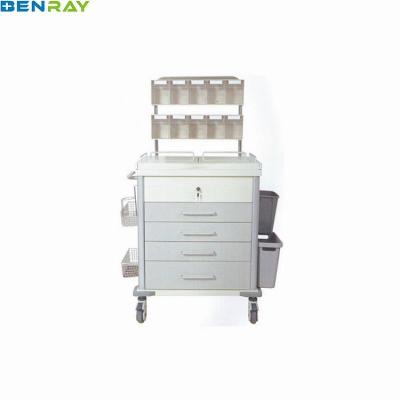 China Steel Anesthesia Trolley 645 X 470 X 975mm Anaesthesia Cart for sale