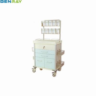 China 645 X 470 X 955mm Steel Anaesthesia Cart Anesthesia Trolley Instrument for sale