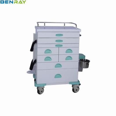 China Anesthesia Steel Hospital Medicine Trolley 610 X 410 X 970mm for sale