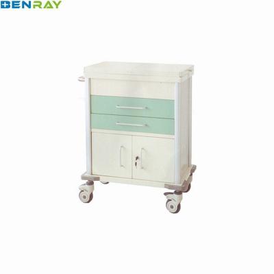 China Lockable Steel Emergency Trolley Medication 660 X 410 X 950mm for sale