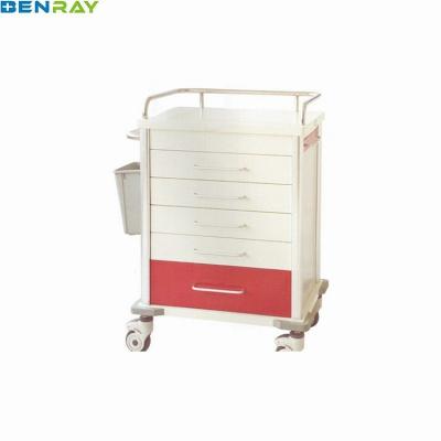 China 645 X 460 X 955mm Steel Emergency Medical Trolley for sale