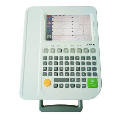 China 12-Kanal-EKG-Maschine mit Interpretation manueller automatischer Arbeitsmodi zu verkaufen