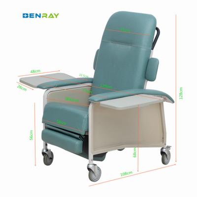 China Good Quality Hospital Clinic Home Use Residential Recliner Chair Bed For Sale for sale