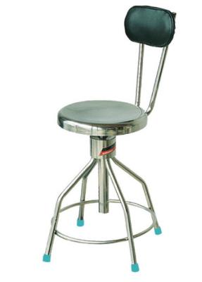 China Hospital Clinic Stainless Steel Height Adjustable Doctor Stool for sale