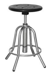 China Hospital Clinic Stainless Steel Height Adjustable Doctor Stool for sale