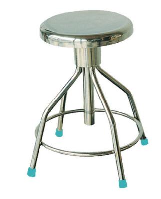 China Hospital Clinic Stainless Steel Height Adjustable Doctor Stool for sale