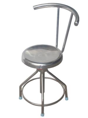 China Hospital Clinic Stainless Steel Height Adjustable Doctor Stool for sale