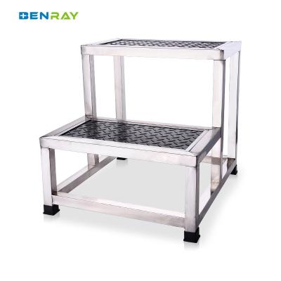 China Cheap And Strong Stainless Steel Foot Step Stool 2 Step for sale