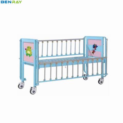 China Manual Children Hospital Bed Medical Home Use Children Kids Baby for sale