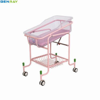 China Manual Children Hospital Bed Medical Home Use Children Kids Baby Basin Cart for sale