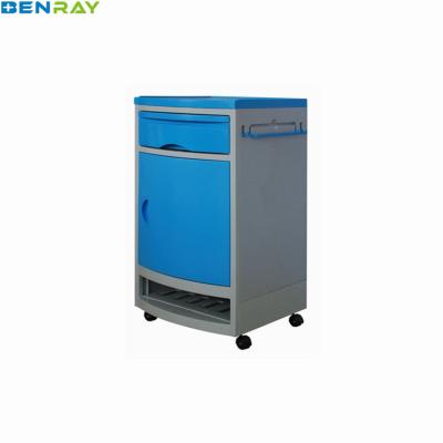 China Hospital Medical Bed Side Cabinet Locker ABS Plastic Material for sale