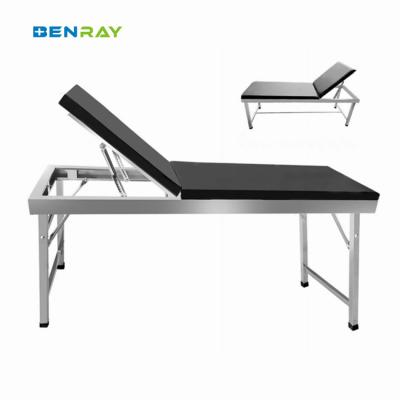 Chine En acier inoxydable de bonne qualité cadre hôpital d' acier examen médical lit canapé table à vendre