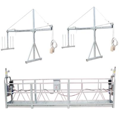 China Contemporary ZLP630 Galvanized Electric Suspended Platform With Basketry Hanging Platforms for sale