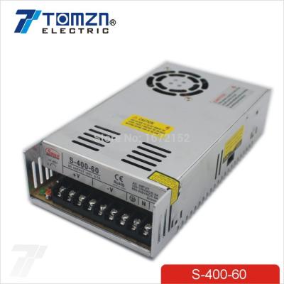 China 400W 60V 6.7A Single Output Power Supply Switching AC To DC SMPS CNC 215*115*50 for sale