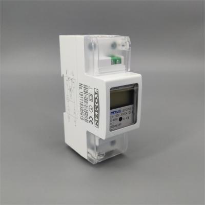 China 5(65)A 65A 220V 230V 60HZ 50HZ DDS238-2 Single Phase KWH Watt Hour Din Rail Energy Meter LCD Display DDS238-2 for sale