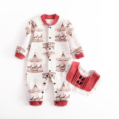 China cos arket nsa baby soft comfortable hot sale best price factory in running baby gift set baby sweater overalls clothes for sale