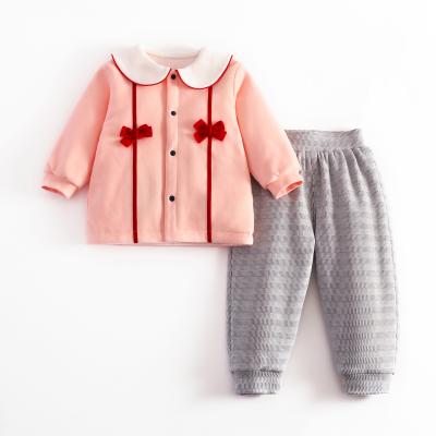 China Autumn High Quality Material Soft Cotton Girl Dress Anti-Shrink Full Bodysuits Baby Costumes for sale