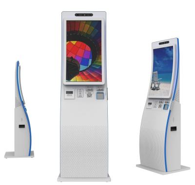 China SDK Ready To Ship 32 Inch Self-Order Bill Payment Queue System Top Up Kiosk Information Internet WiFi Kiosk for sale