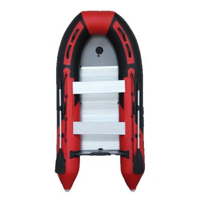 China PVC 3.8M Aluminum Inflatable Boats For Sale PVC 6+1 Person For Drifting for sale