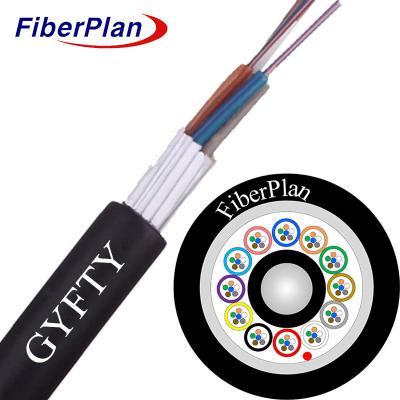 China Cable óptico de fibra óptica de aire soplado GYFTY en venta