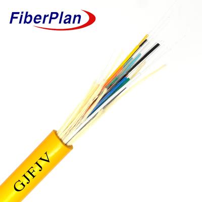 China Cables de fibra óptica para interiores 24 núcleos con amortiguador estrecho LSZH en venta