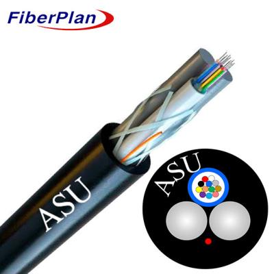 중국 야외 공기 단일 껍질 미니 ADSS ASU 광섬유 케이블 50-150m Span 판매용