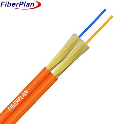 China Tight Buffer Fiber Duplex Indoor Cable GJFJV Duplex Fiber Optic Indoor Cable Te koop