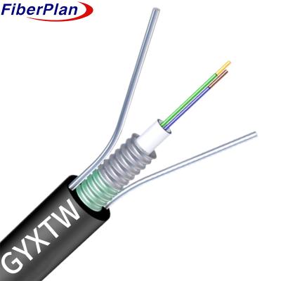 China Cables de fibra óptica GYXTW G652D de modo único blindados para exteriores en venta