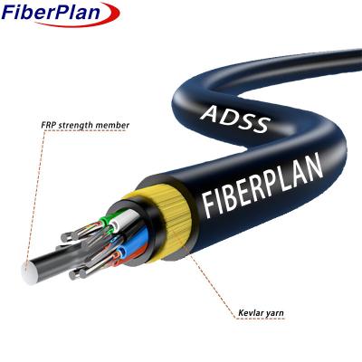 Chine Cable à fibre optique à double enveloppe renforcé de fil de kevlar à vendre