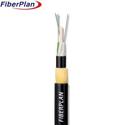 Chine Cable à double manche en fil de kevlar renforcé à support de support de fibre optique ADSS à vendre