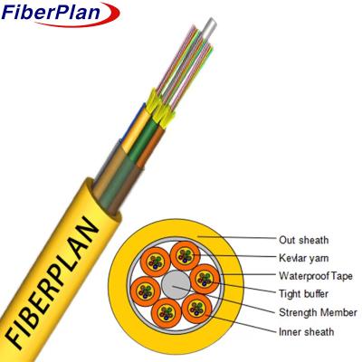 Chine 36 48 72 Cable optique à haute résistance à fibre optique à noyau unique à vendre