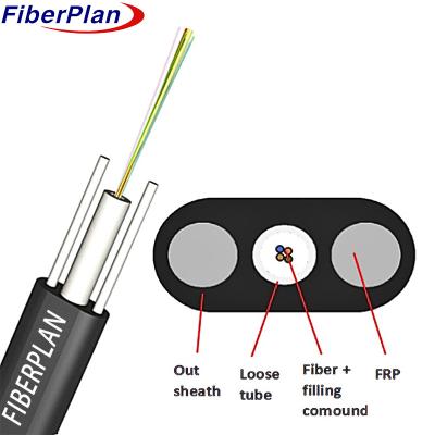 Китай FTTH Multi-Core Loose Tube Type Fiber Optic Drop Cable (Многоядерный свободный трубный кабель из оптических волокон) продается